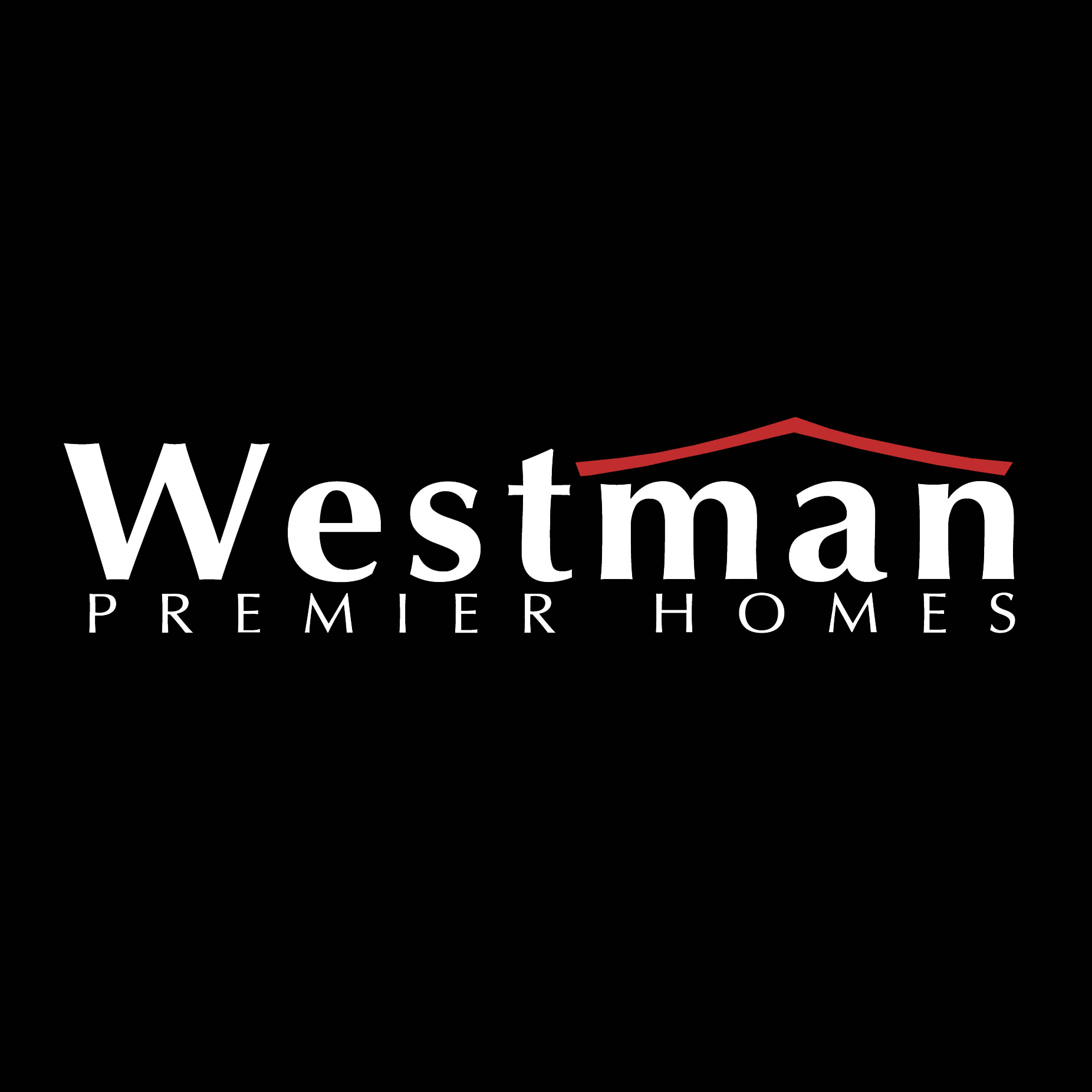 westman premier homes logo square on black
